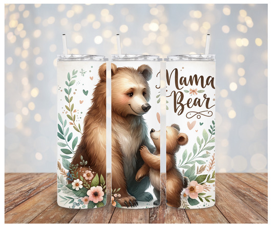 Mama Bear Neutral Sublimation Transfer