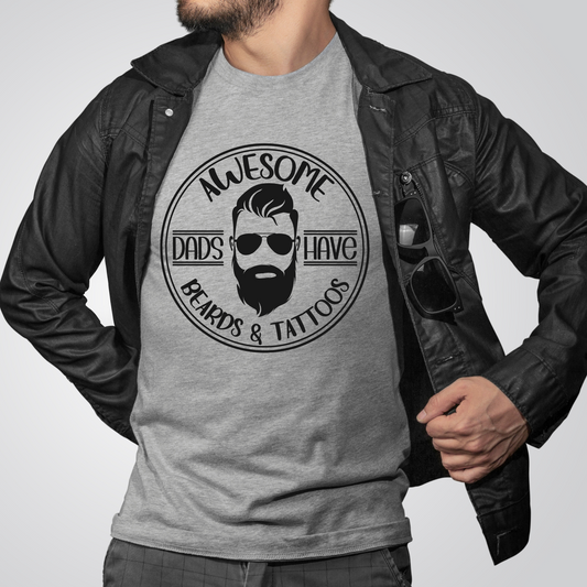 *PRE ORDER* Awesome dads have beards and tattoos