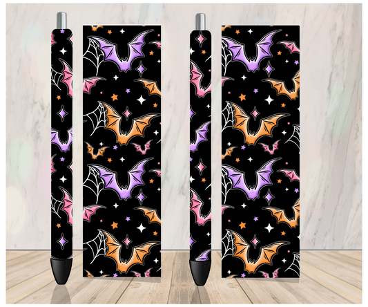 Colorful Bats Pen Wrap