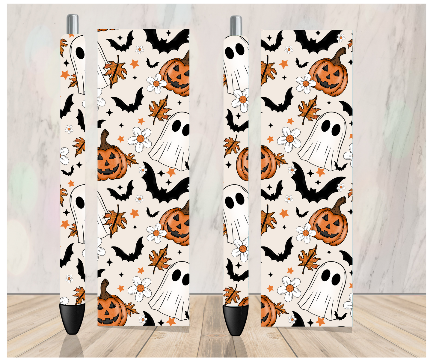 Pumpkins and Bats   Pen Wrap