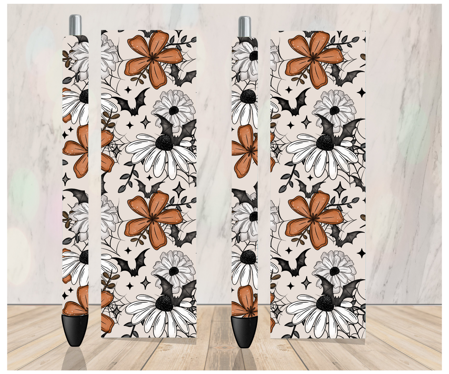 Bat florals  Pen Wrap