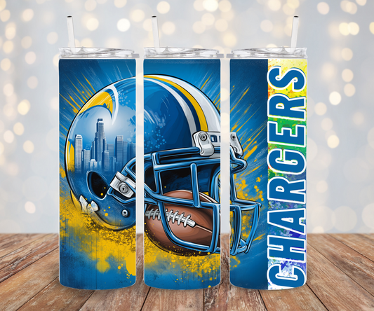 Chargers Tumbler Transfer