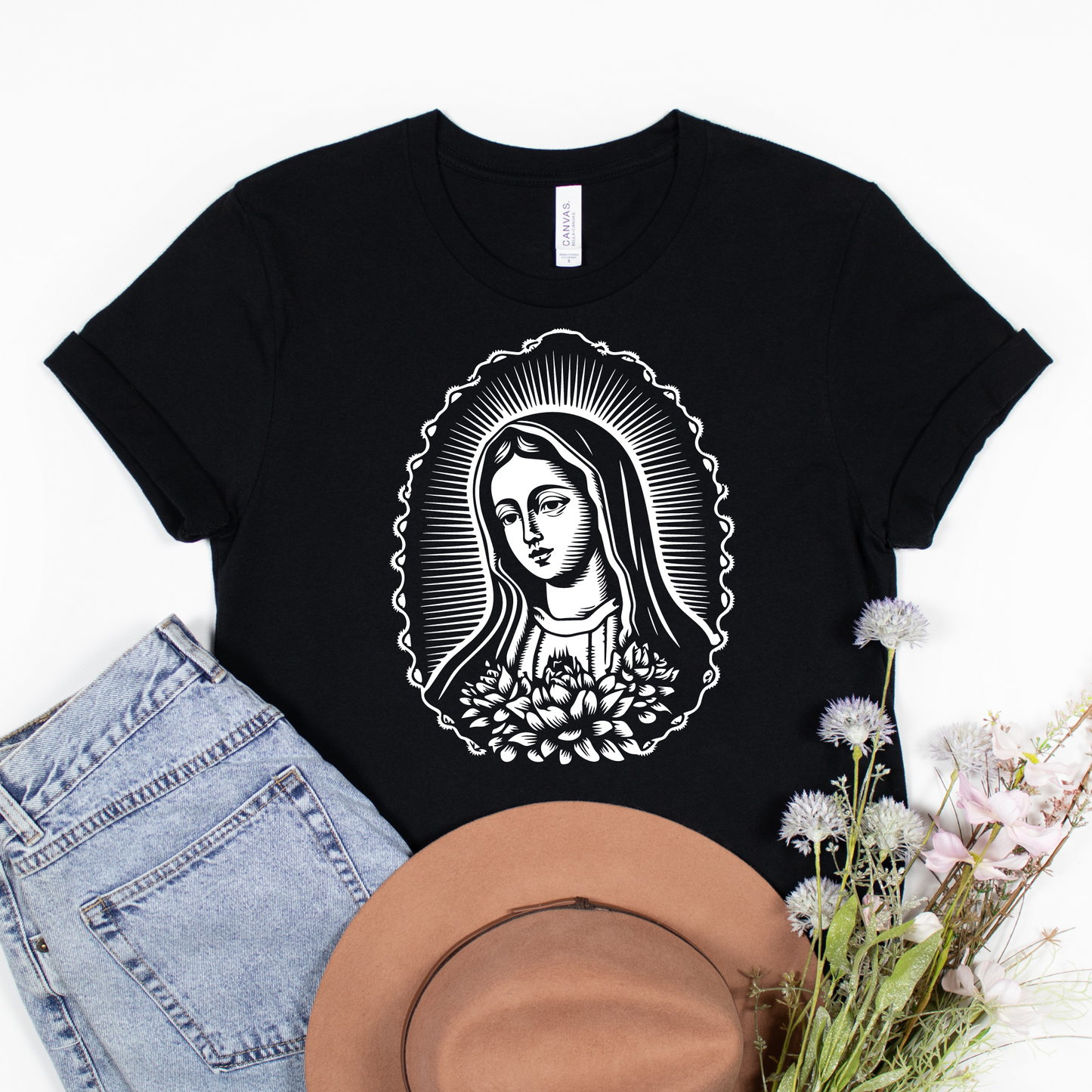 *PRE ORDER* Lady of Guadalupe white