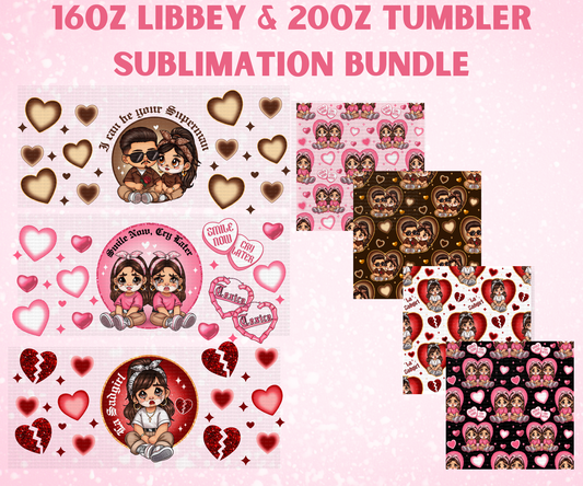 Chicano Valentine Cup Bundle (Sublimation)