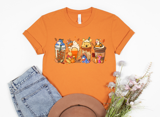 Fall Pooh Lattes  HTV