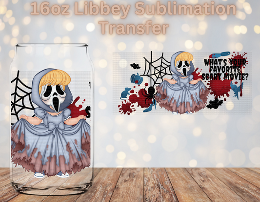 Spooky Princess Sublimation Transfer