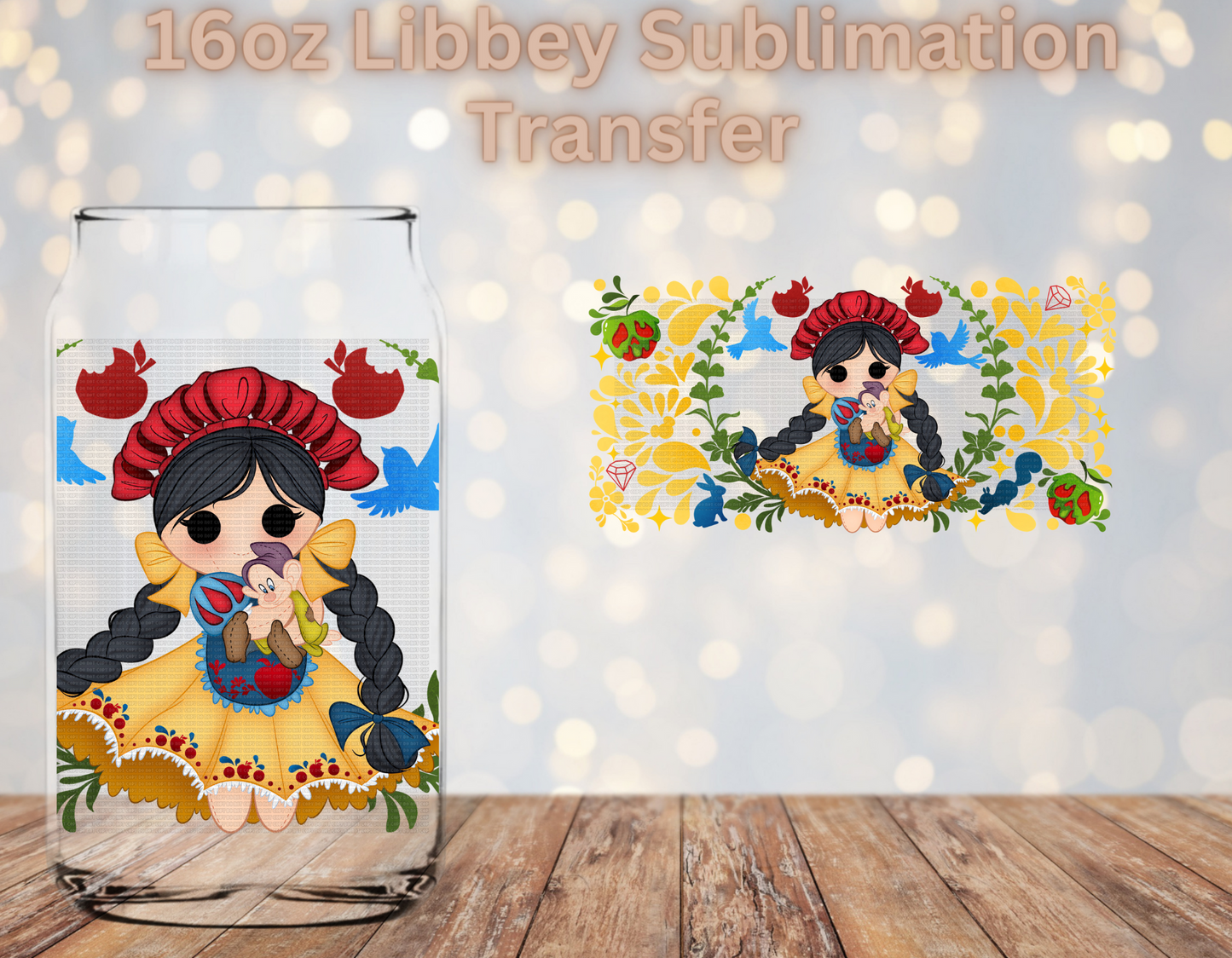 Mex Doll Princess Sublimation Transfer