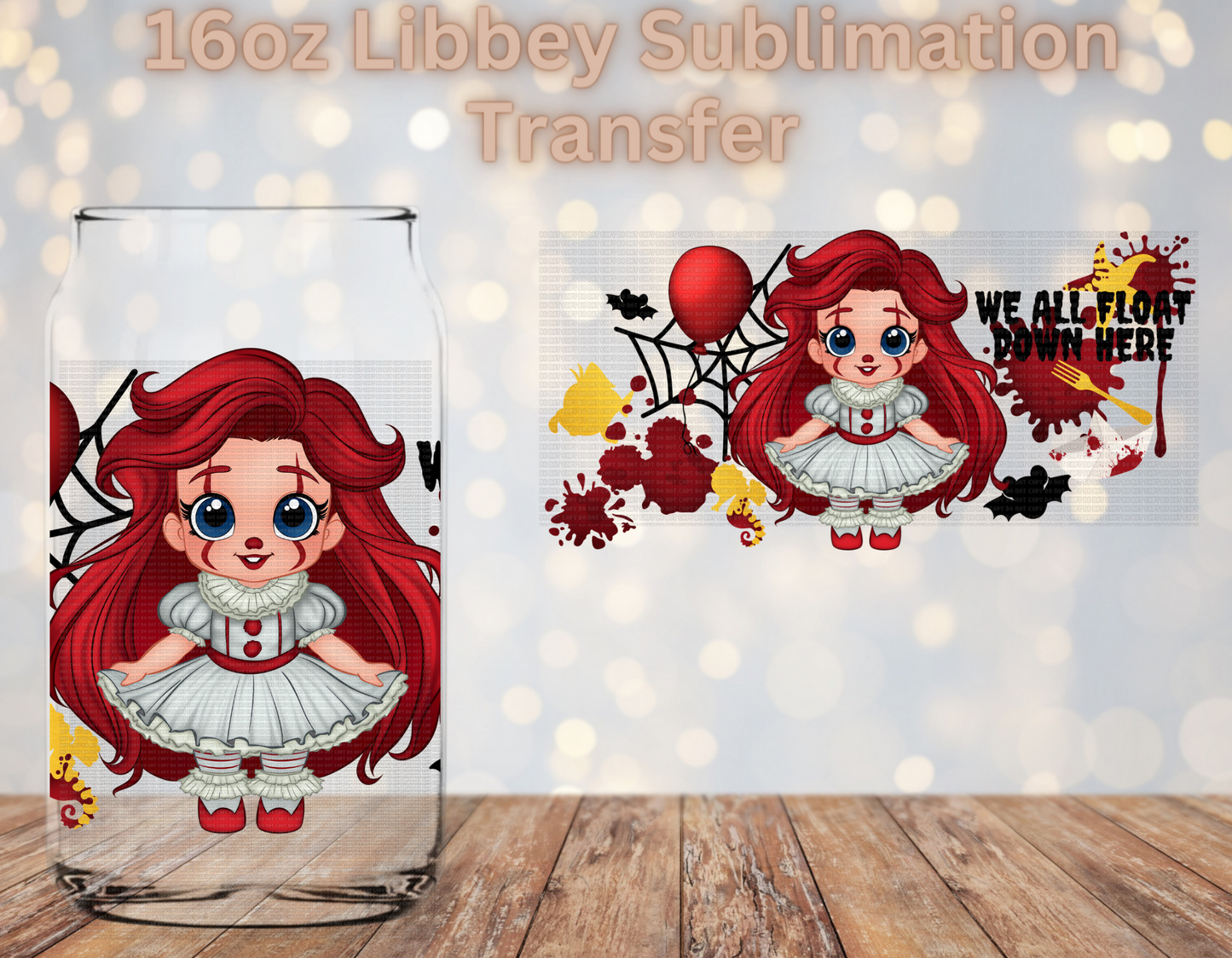 Spooky Princess Sublimation Transfer