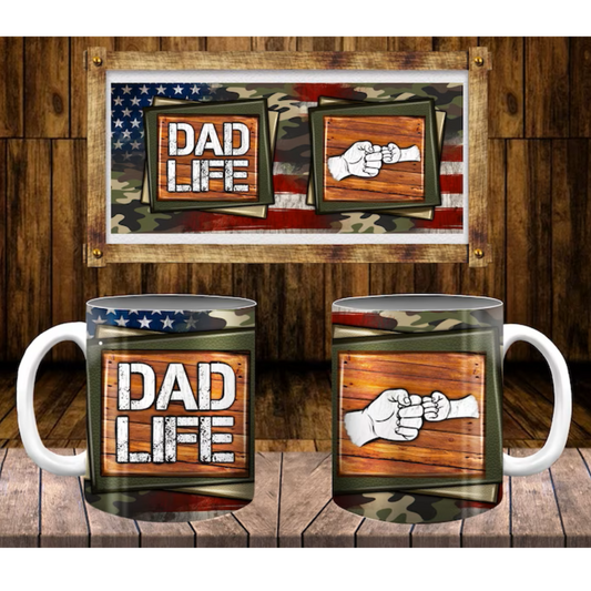 Dad Life Mug wrap