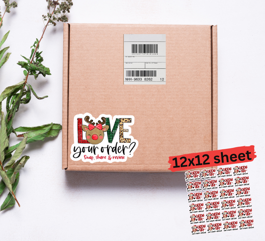 Love your order? packing stickers