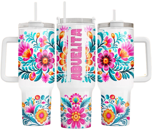 Abuelita 40oz Quencher Sublimation Transfer