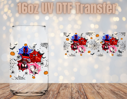 Spider Dude Halloween UV DTF Wrap