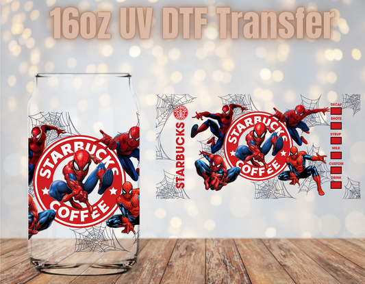 Spider SB Coffee UV DTF Wrap