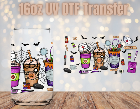 Medical Life Lattes UV DTF Wrap