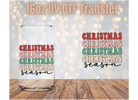 Christmas Season UV DTF Wrap