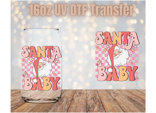 Santa Baby UV DTF Wrap