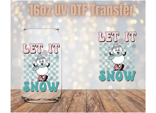 Let it snow UV DTF Wrap