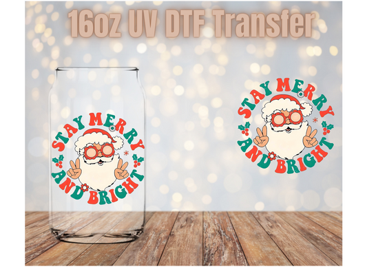 Stay Merry and Bright UV DTF Wrap