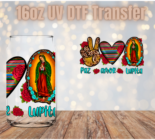 Paz Amor Lupita UV DTF Wrap