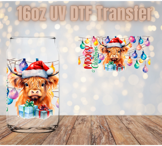 Mooey Christmas  UV DTF Wrap