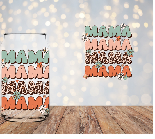 Mama leopard fall colors Libbey Decal