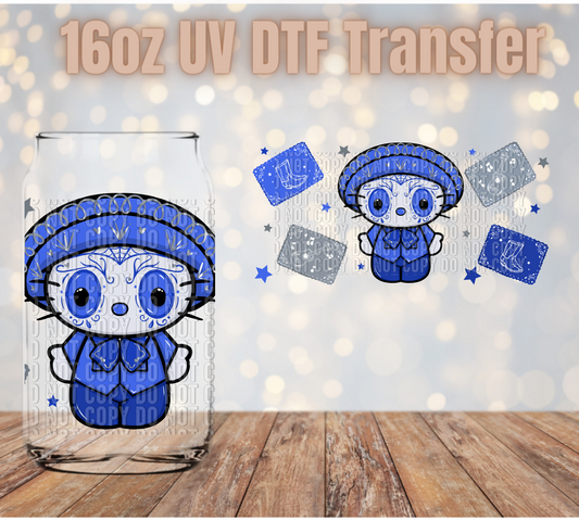 Dia de los muertos Daniel UV DTF Wrap