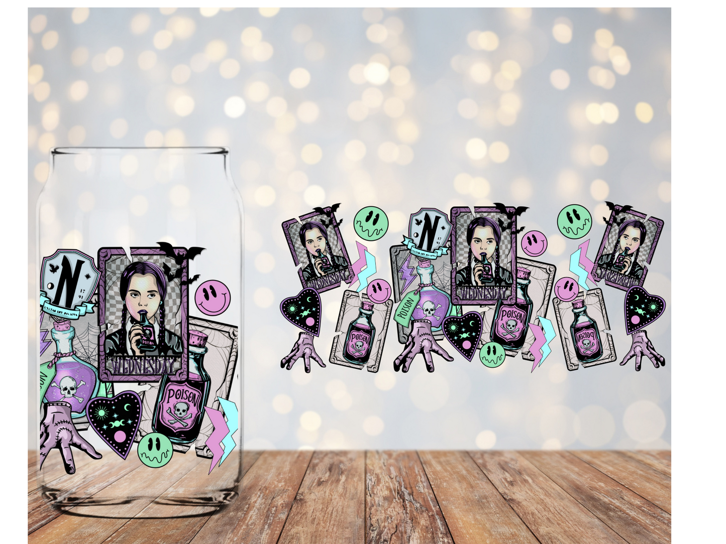 Wednesday Potion UV DTF Wrap