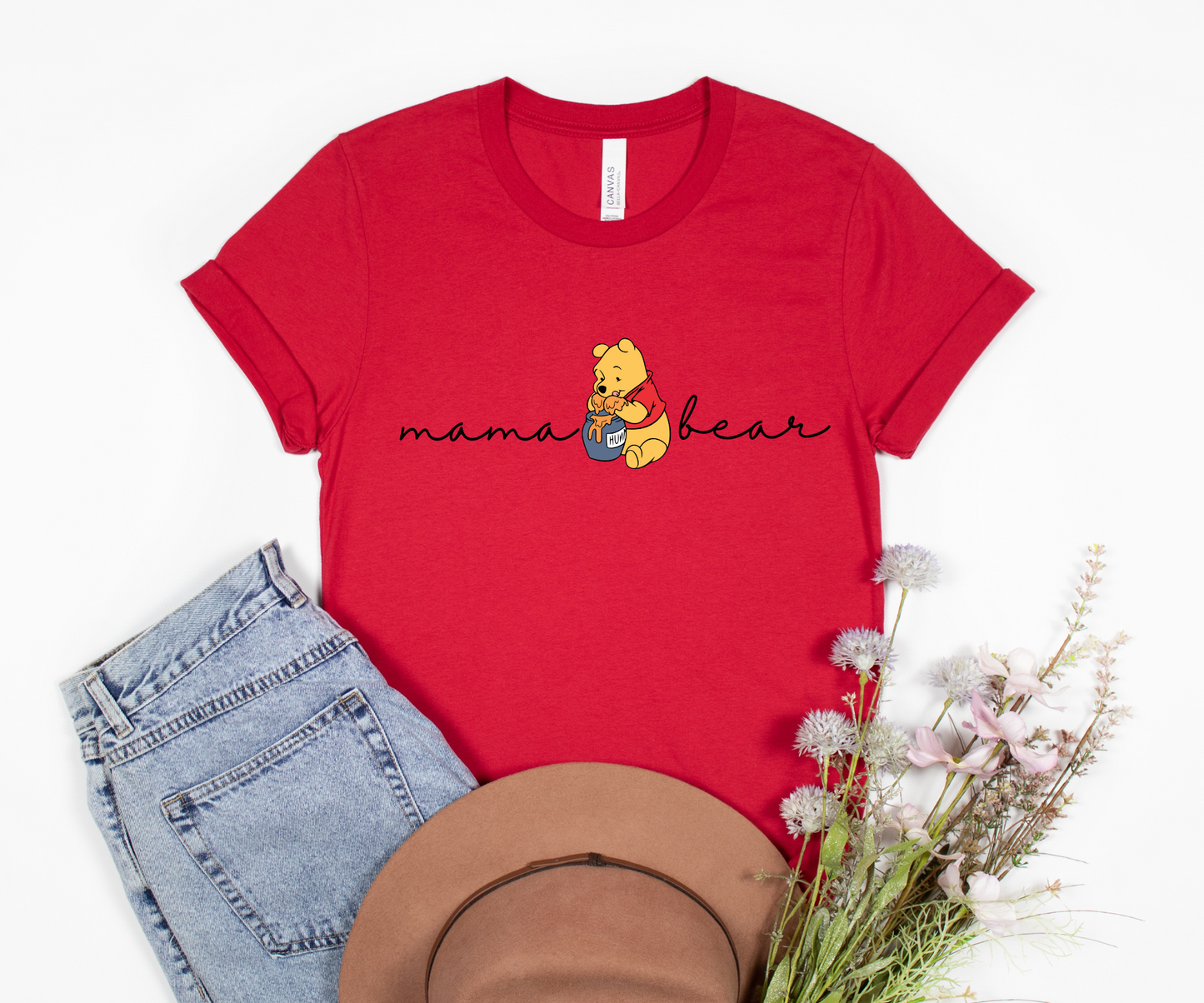 Mama Bear  Clear Film Screen Print