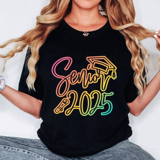 Senior 2025 colorful HTV