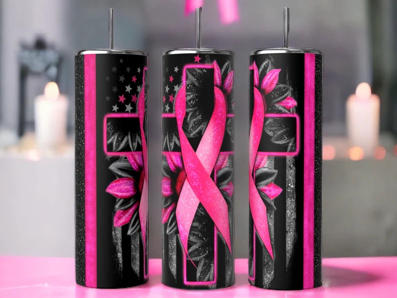 Black and Pink Breast cancer awareness