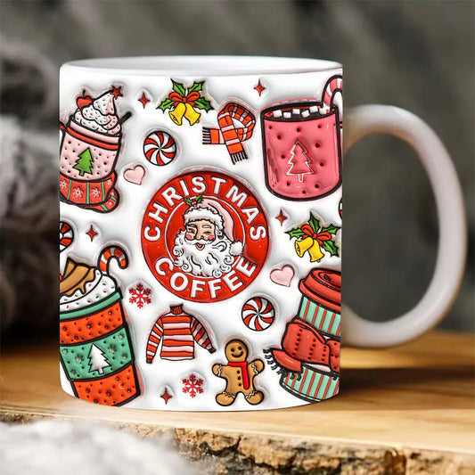 Christmas Coffee mug wrap