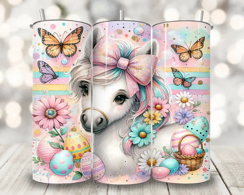 Cute Easter animal Tumbler Transfer