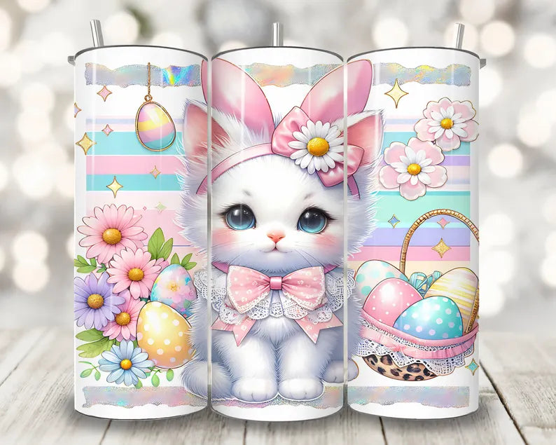 Cute Easter animal Tumbler Transfer