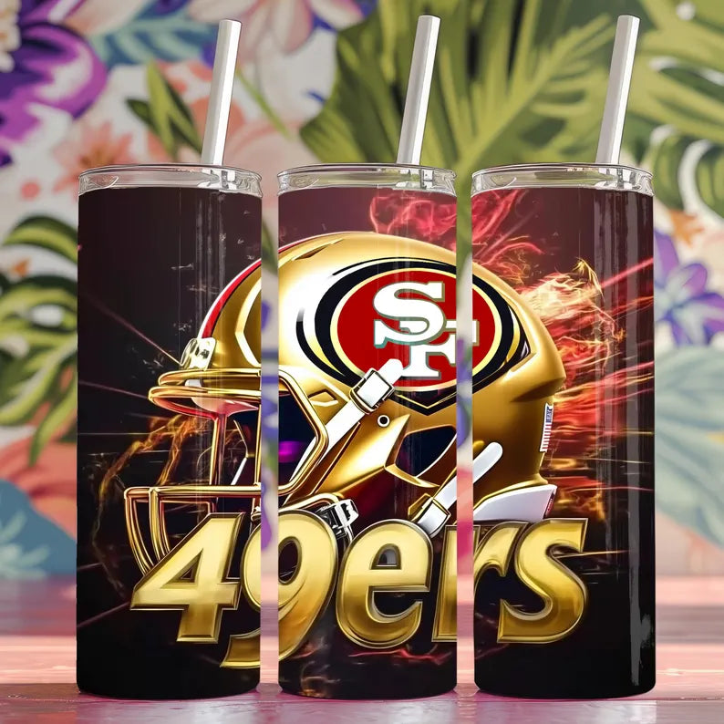 49ers helmet 2025  Tumbler Transfer