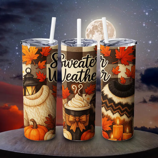 Sweater weather Tumbler Transfer