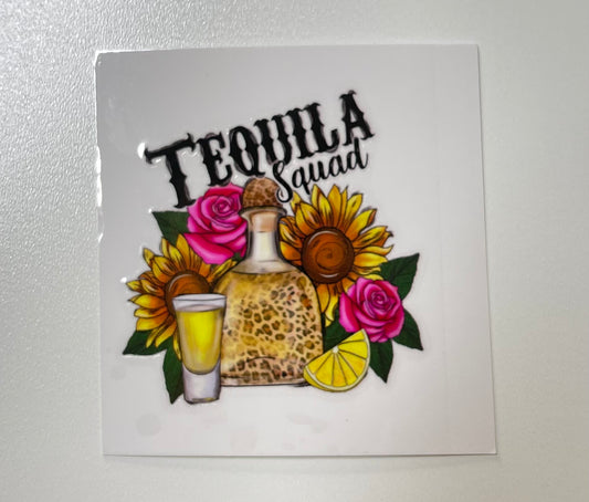 Tequila Squad Mexicana Small UV DTF Decal