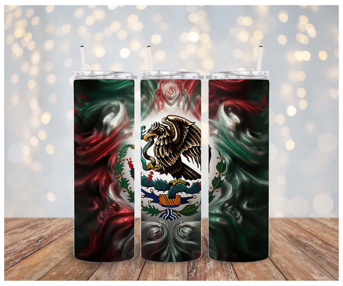 Mexican Eagle smoke background Sublimation Transfer