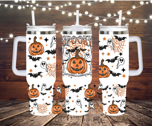 Spooky 40oz Quencher Sublimation Transfer