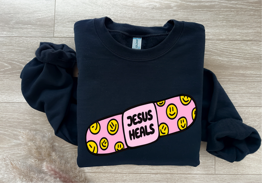 Jesus heals  DTF transfer