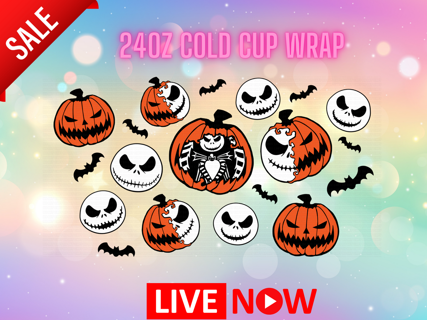 Pumpkin King  Cold Cup Wrap