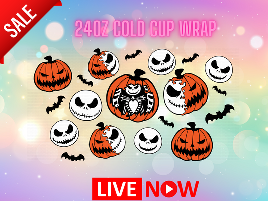 Pumpkin King  Cold Cup Wrap