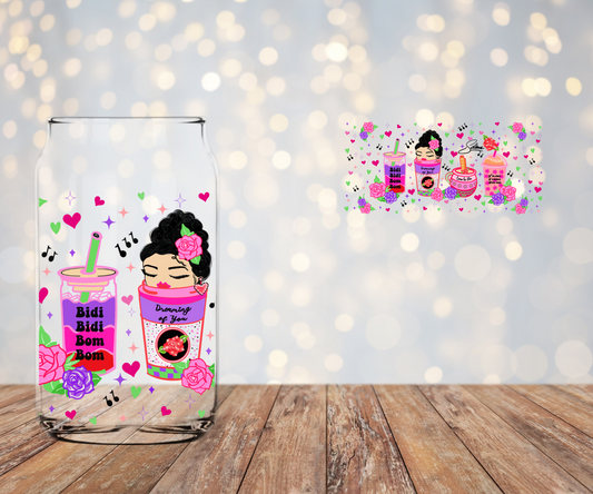 Bidi Bidi Bom Bom Libbey Sublimation Transfer