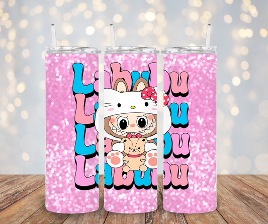 Gatita Bubu sparkle Tumbler Transfer