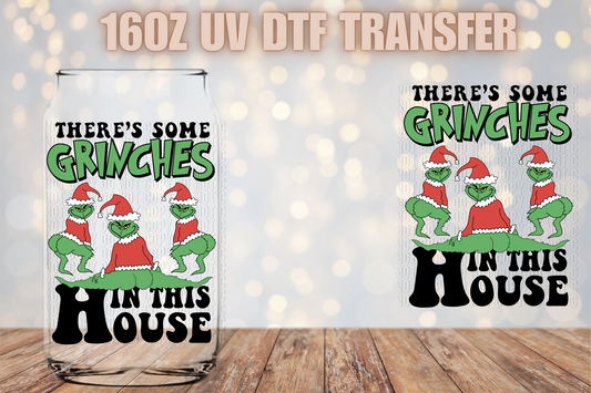 There's Some Green Men in this house UV DTF Wrap