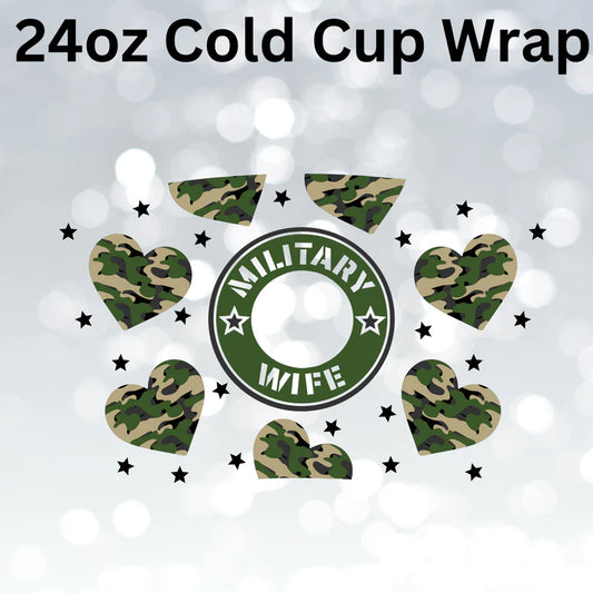 Military Wife Cold Cup