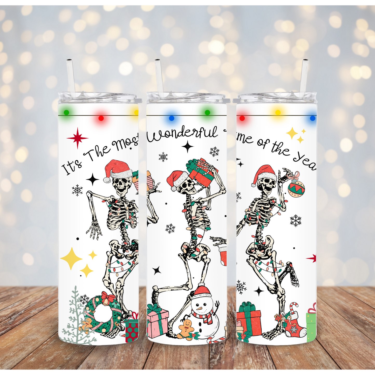 Dancing Christmas Skeletons