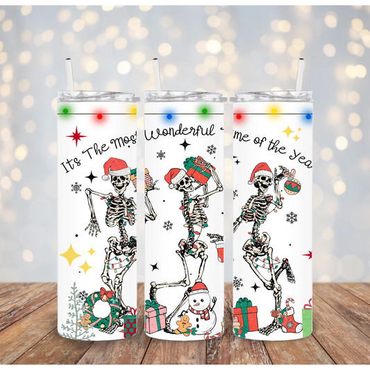 Dancing Christmas Skeletons