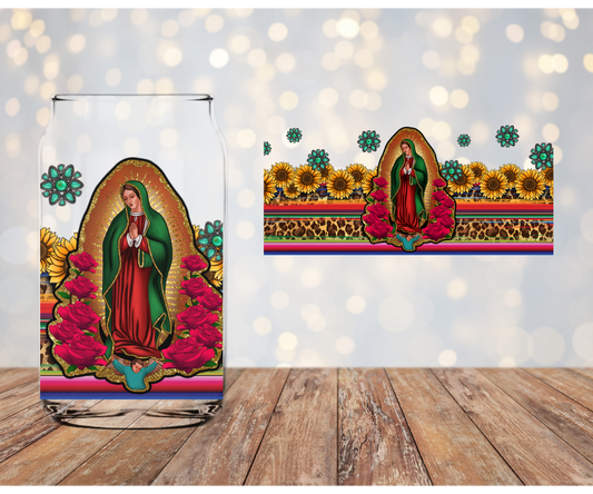 Virgen Maria Libbey Sublimation Transfer