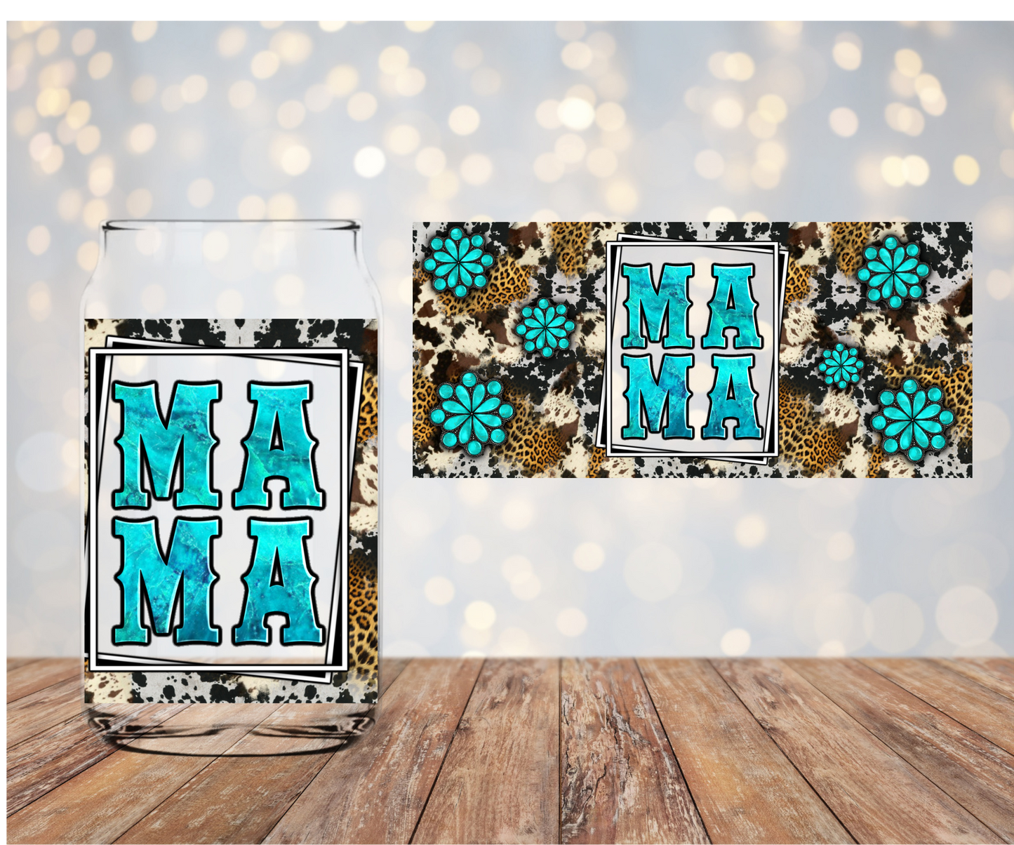 Mama Western Libbey Sublimation Transfer