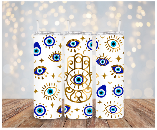 Ojo White Tumbler Sublimation Transfer